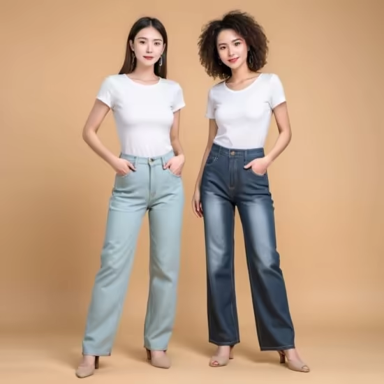 Denim Long Pants