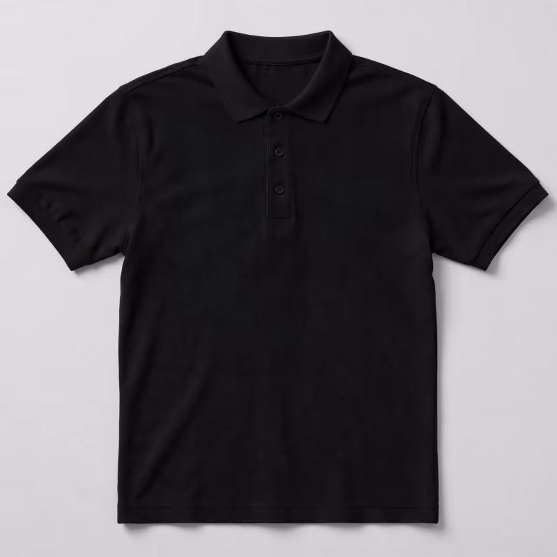 Pique Knit Polo Shirt